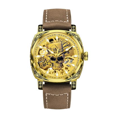 Skull Series Top Brand Luxury Gold Watch - Empire P.E