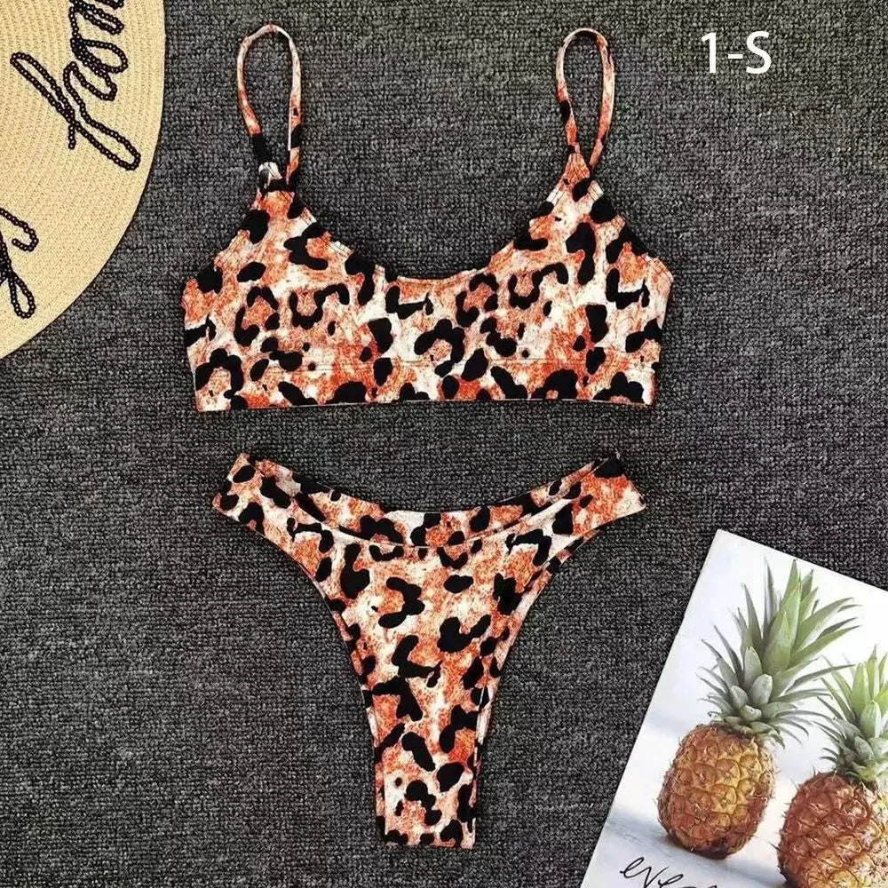 Vacation Low Waist Two Piece Sexy Bikini Set - Empire P.E