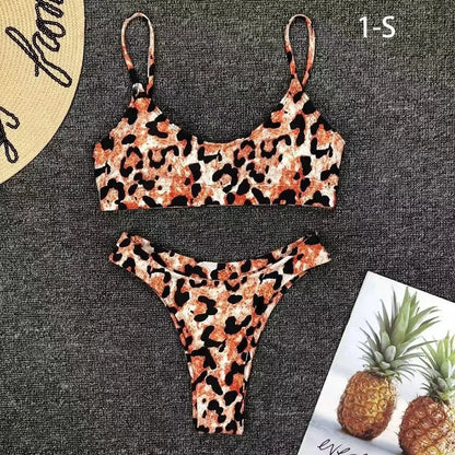 Vacation Low Waist Two Piece Sexy Bikini Set - Empire P.E
