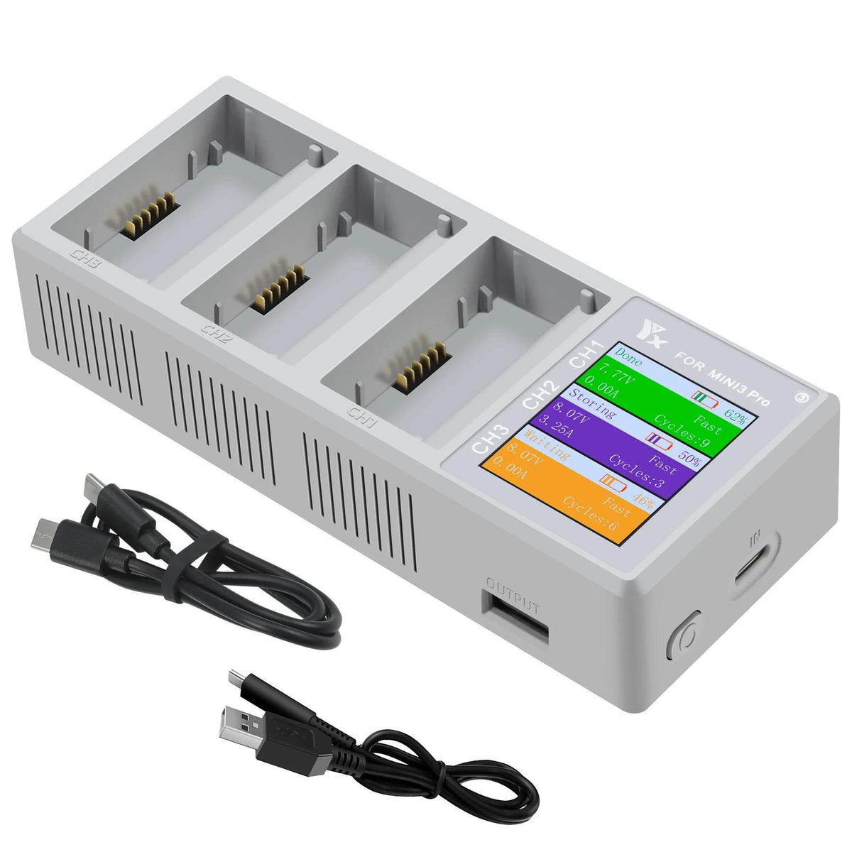 4in1 Battery Charging Hub for DJI Mini 4 PRO Drone Charger 4 Batteries Intelligent Flight Battery For DJI Mini 3 Pro/Mini 3 - Empire P.E