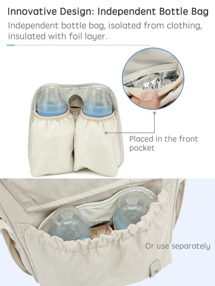 Baby Bag with 2pcs Stroller Hooks - Empire P.E