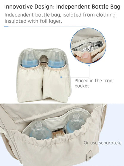 Baby Bag with 2pcs Stroller Hooks - Empire P.E