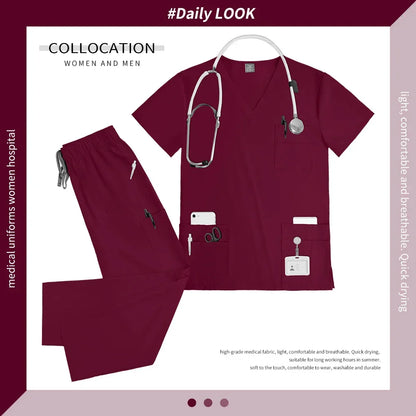 Anesthetist Nursing Uniform Suit