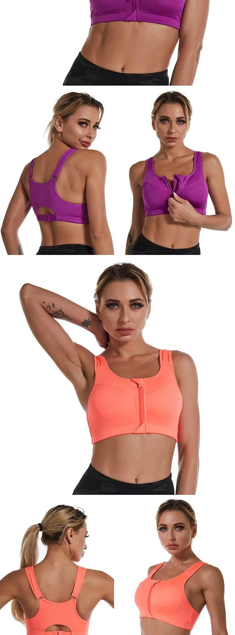 Fitness Women Sportswear Sports Bra Crop Top Feminine Sport Top Bras For Fitness Gym Female Underwear Running Push Up Brassiere - Empire P.E