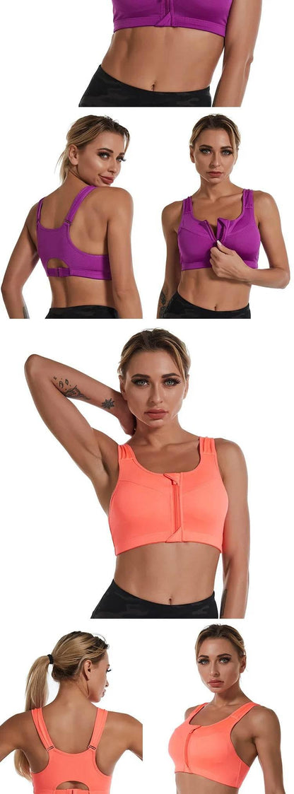 Fitness Women Sportswear Sports Bra Crop Top Feminine Sport Top Bras For Fitness Gym Female Underwear Running Push Up Brassiere - Empire P.E