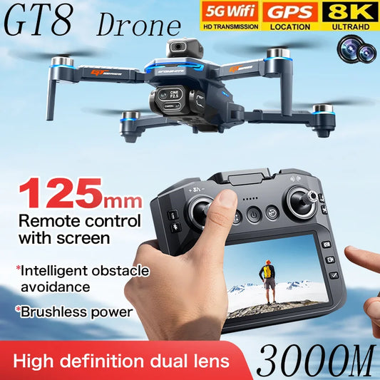 2025 NEW RC Drone 8K Professional HD Dual Camera - Empire P.E