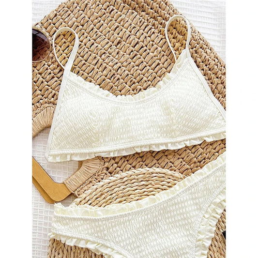 Vintage Ruffled Bikini Sets - Empire P.E