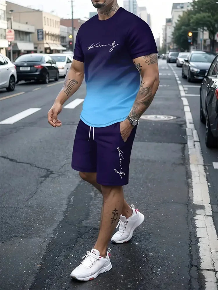 New Men's Outfit Summer Short Sleeve - Empire P.E