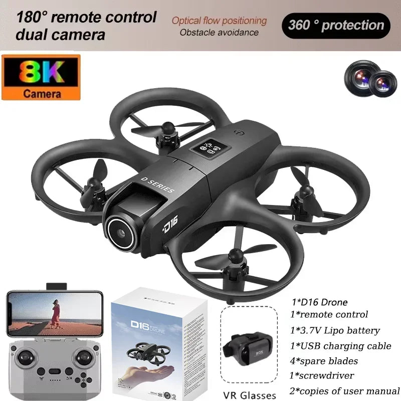2025 NEW Mini Drone with 180° Electric Adjustable 8K HD Camera - Empire P.E