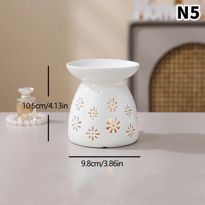 White Ceramic Incense Burner