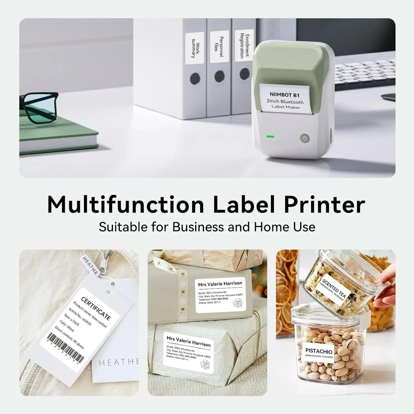 Portable Thermal Printer With Tapes 2 Inch Adhesive - Empire P.E
