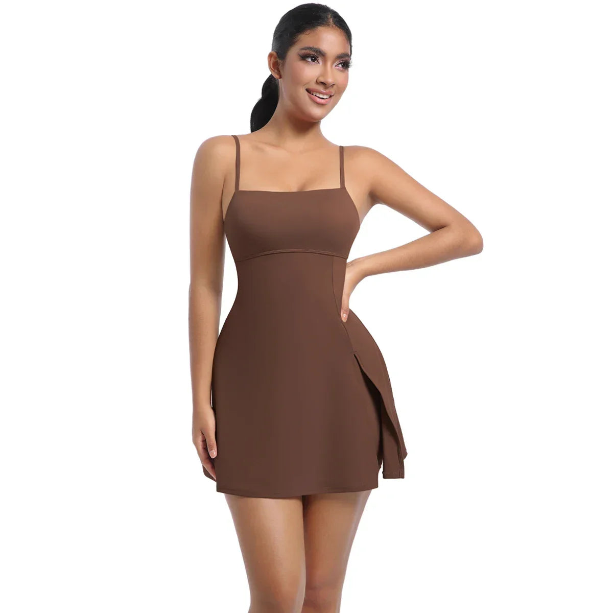 Women Yoga Tennis Skirts Gym Golf Running Sports Fitness Jumpsuit Skirt Sports Overalls Fitness Suits Gym Tracksuit Dance Skirt - Empire P.E