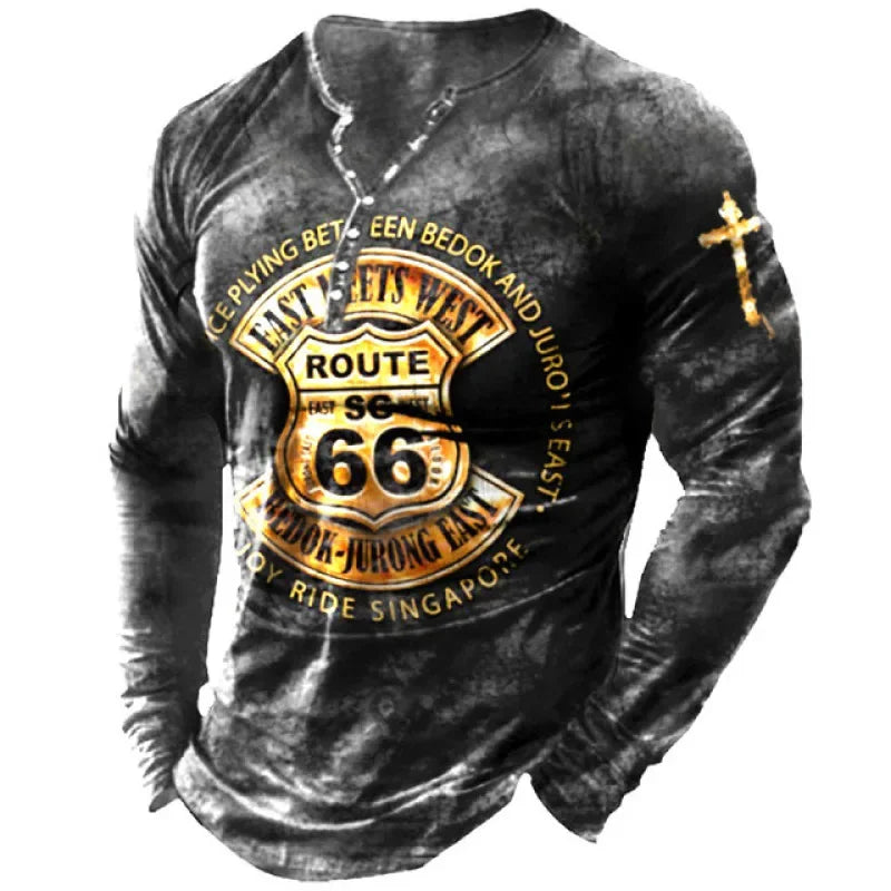 Men's Cotton Graphic T Shirts 3D Print - Empire P.E