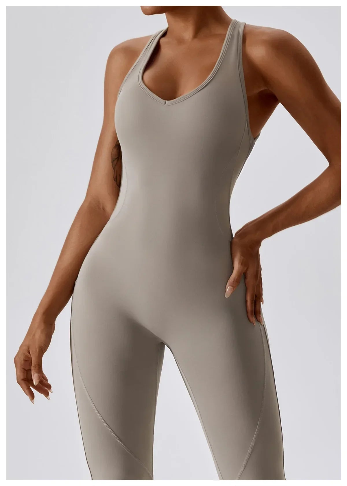 V Jumpsuit Gym Set - Empire P.E