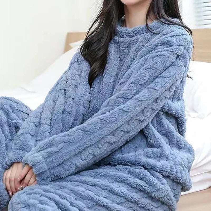 Women Solid Warm 1/2 Piece Sets - Empire P.E