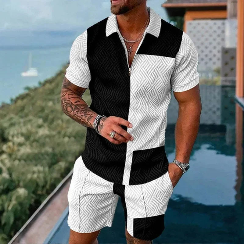 Men's Summer suit Polo Tracksuit Set - Empire P.E