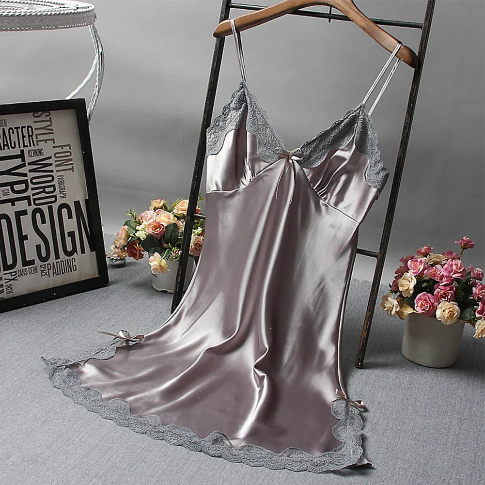 Sexy Lace Patchwork NightDress
