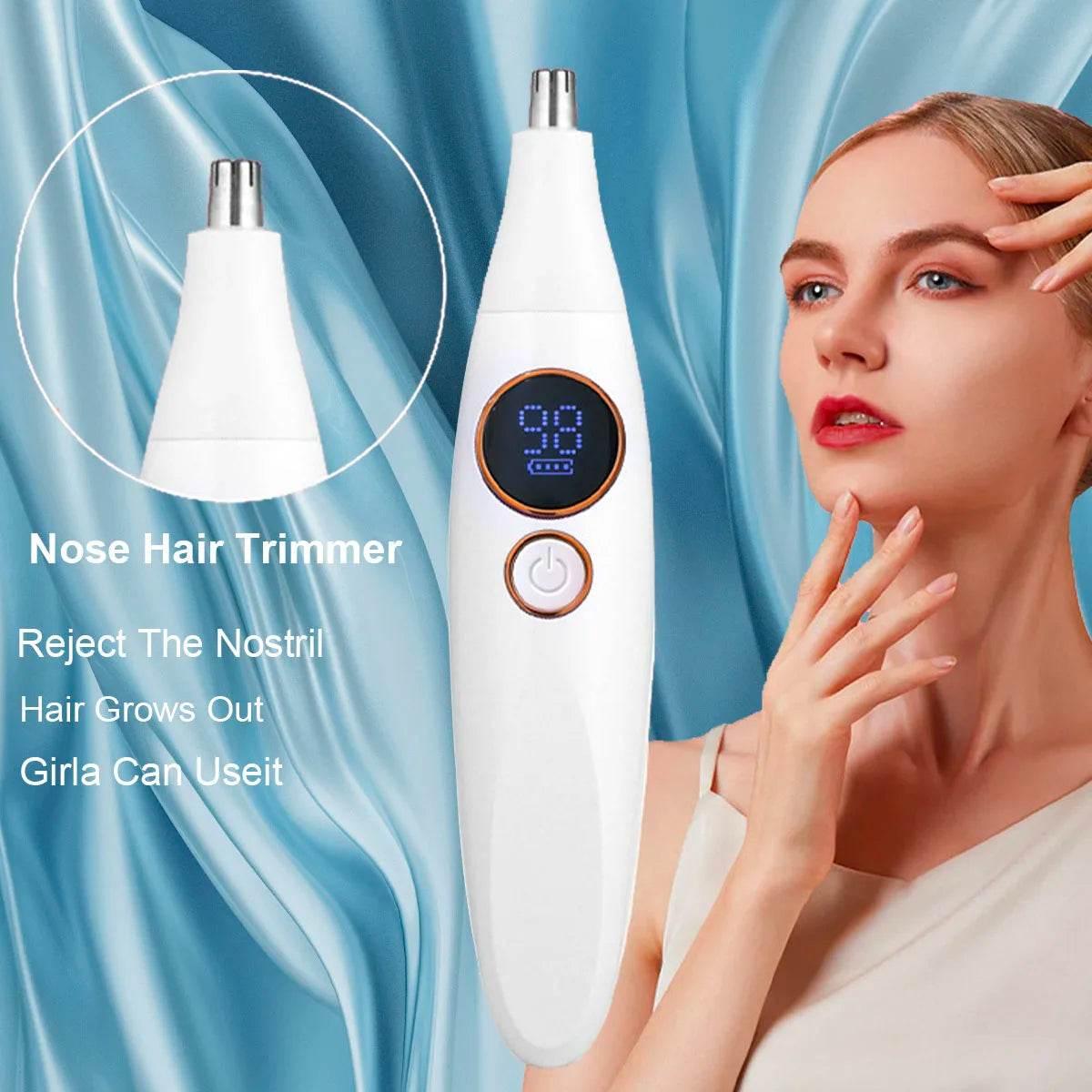Electric Women Razors,5 In 1 Electric Shaver Shaving Kit Razors For Face Nose Hair Eyebrow Arms Armpit Legs Hair Bikini Trimmer - Empire P.E
