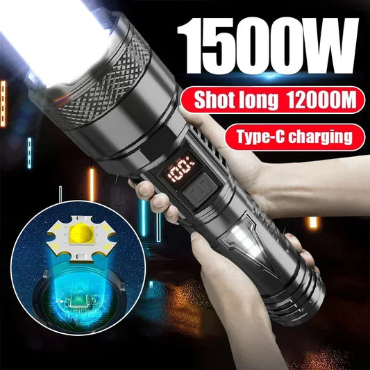 1500W Super Portable Rechargeable Led Lamp Built-in Battery Waterproof - Empire P.E