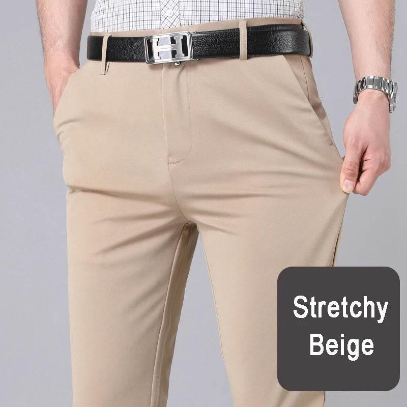 Male Smart Casual Pants Stretchy - Empire P.E