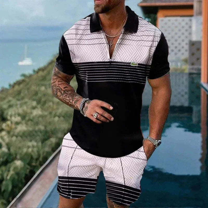 Men's Summer suit Polo Tracksuit Set - Empire P.E
