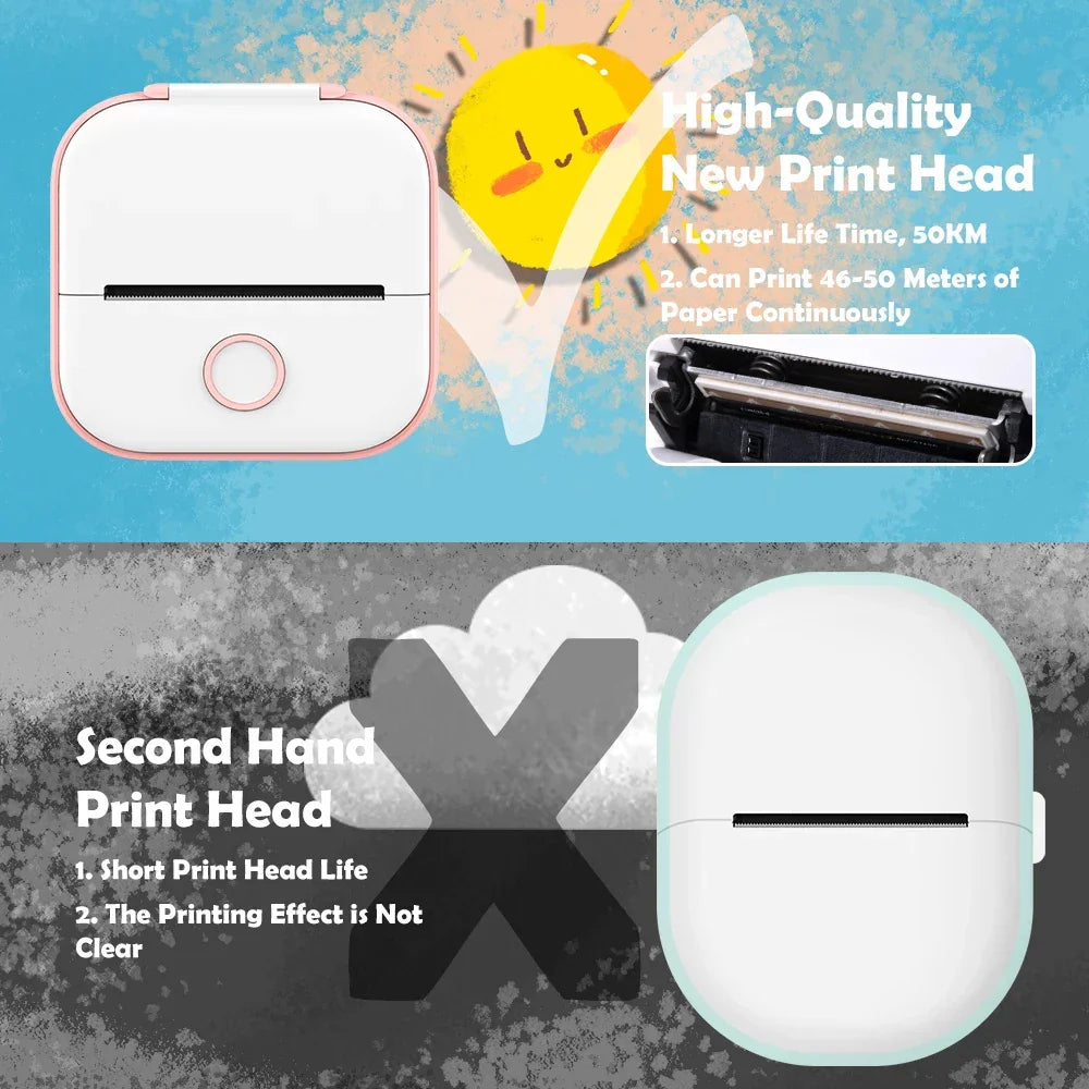 Portable Mini Thermal Printer Wireless - Empire P.E