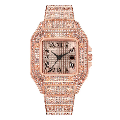 Classic Luxury Business Men's Steel Strap Square - Empire P.E