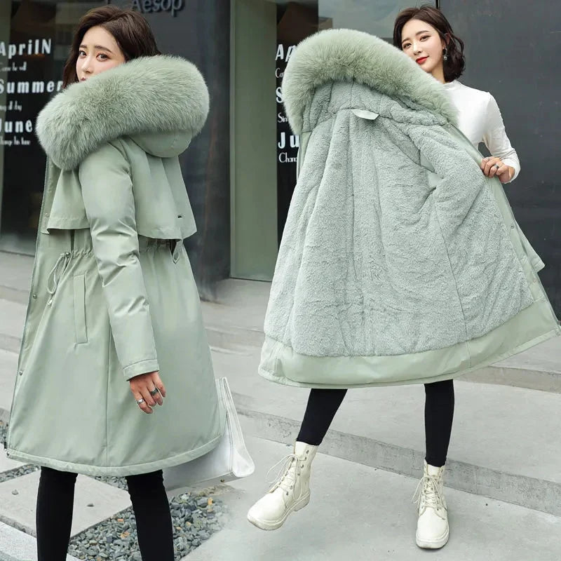 2025 New Women's Wool Liner Hooded Jacket - Empire P.E