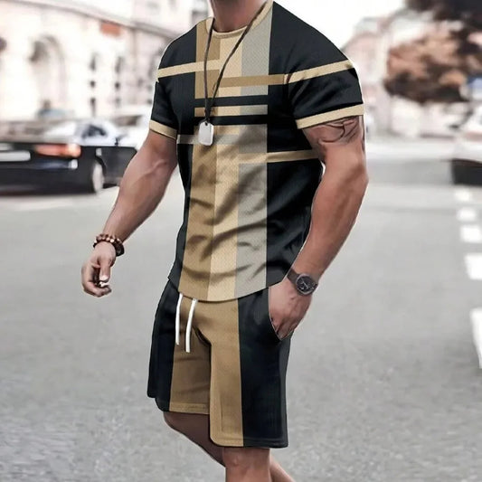 2025 Fashion new Men's sports shorts Short sleeve - Empire P.E