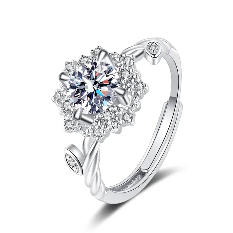 4CTW Moissanite Jewelry Set 925 Sterling Silver - Empire P.E