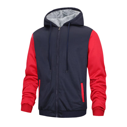 New Men's Lamb Fleece Thickened Warm Jacket - Empire P.E