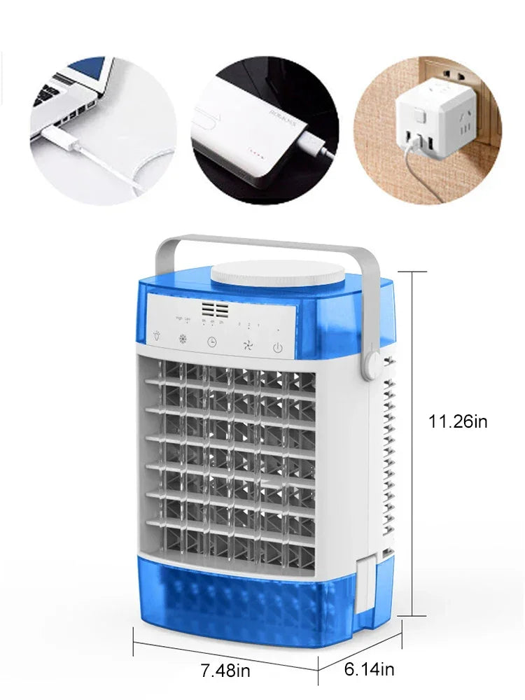 4 IN 1 Portable Air Conditioners Cooling Fan - Empire P.E