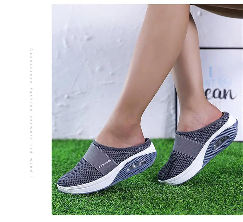 slip-ons without back female sneakers women's sport shoes professional running shoes black sports shoes skor walkx 1229 - Empire P.E