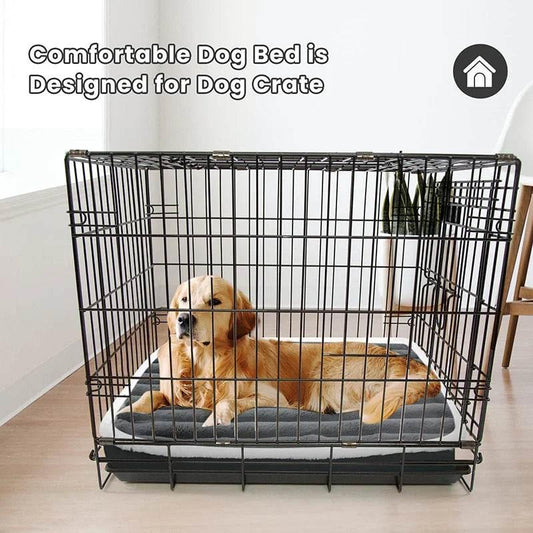 Dog Bed Mat with Zipper Remolvable Pet Mattress for Dog Sleeping Mat Washable Dog Mattress Pet Pad Cushion for Small Medium Pet - Empire P.E