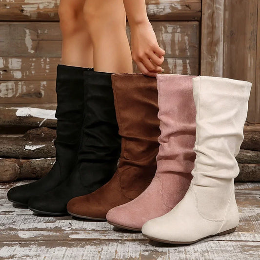 2024 New Shoes for Women Spring Knee High Boots - Empire P.E