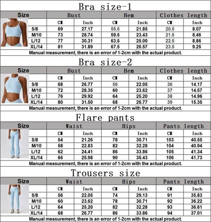 2PCS Seamless Yoga Set Gym Clothes Sportswear Yoga Suits For Women Fitness Rib Tracksuits Sports Bra Gym Leggings Sports Suits - Empire P.E