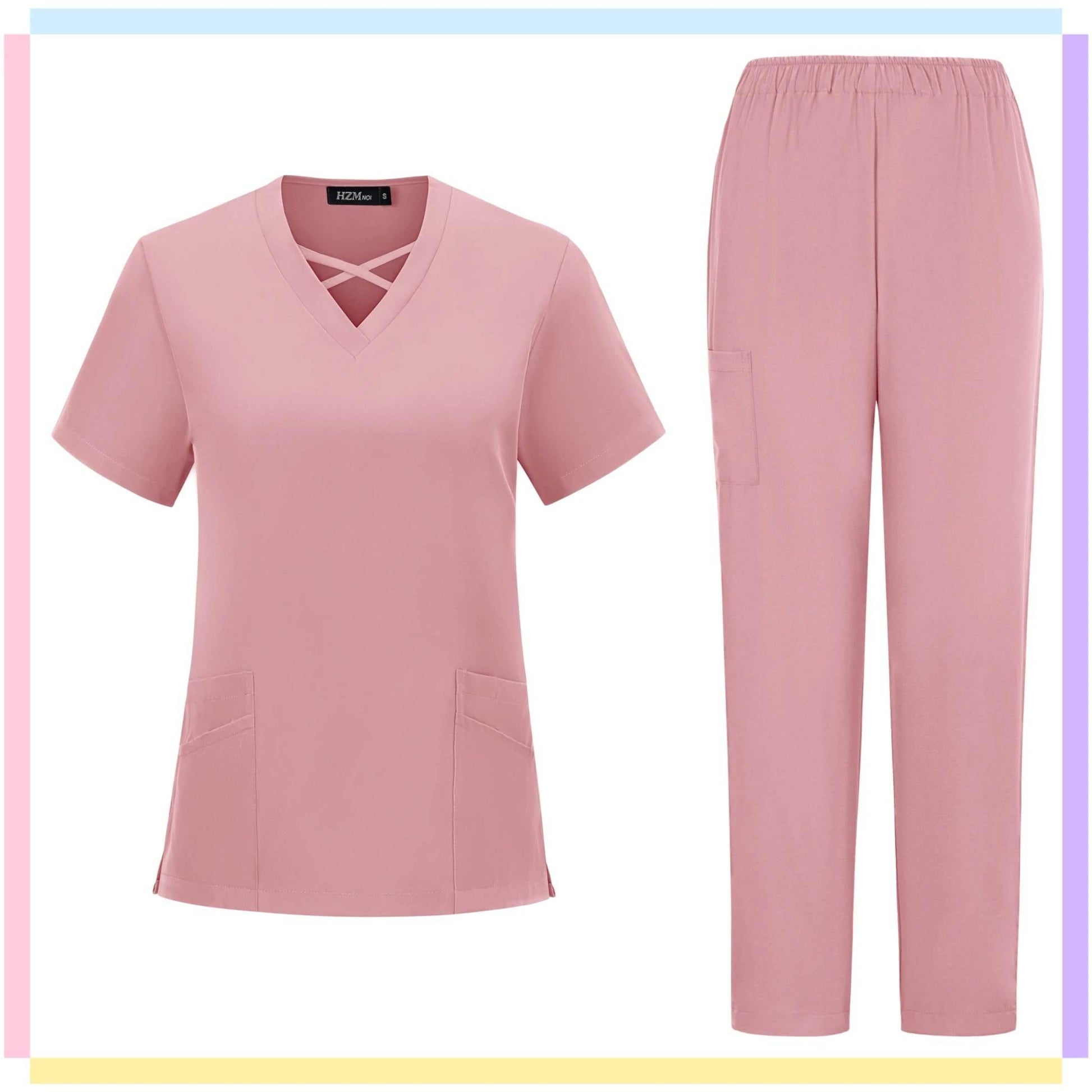 Hot Sale Anti Wrinkle Washable Soft Nurse Scrubs Hospital Medical Scrubs Women Nursing Top Jogger Scrubs Uniforms Sets Work Wear - Empire P.E