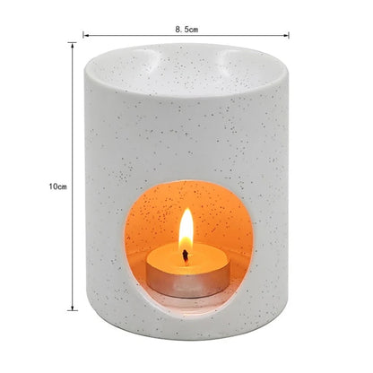 Simple Ceramic Aromatherapy Stove Essential Oil Wax Melt Incense Burner