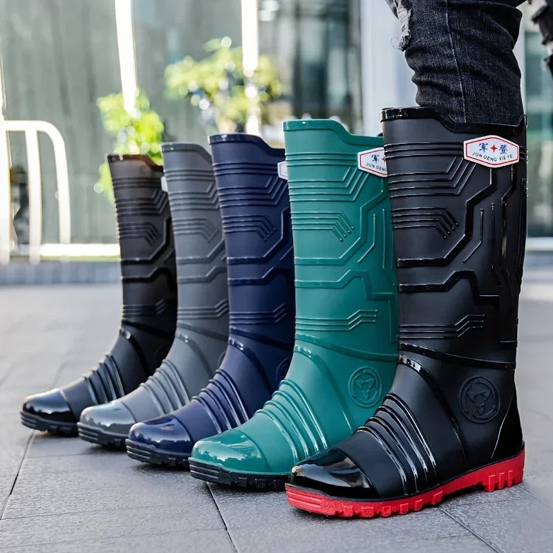 Men's Waterproof Rain Boots, Comfortable Non-slip Durable Garden Shoes - Empire P.E