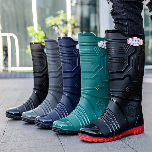 Men's Waterproof Rain Boots, Comfortable Non-slip Durable Garden Shoes - Empire P.E