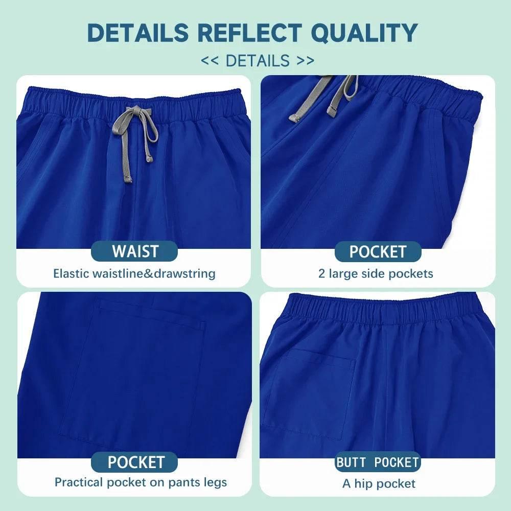 Hot Sale Nurse Scrubs Set Women Anti Wrinkle Washable Soft Hospital Uniform Medical Scrubs Women Scrubs Sets Medical Accessories - Empire P.E