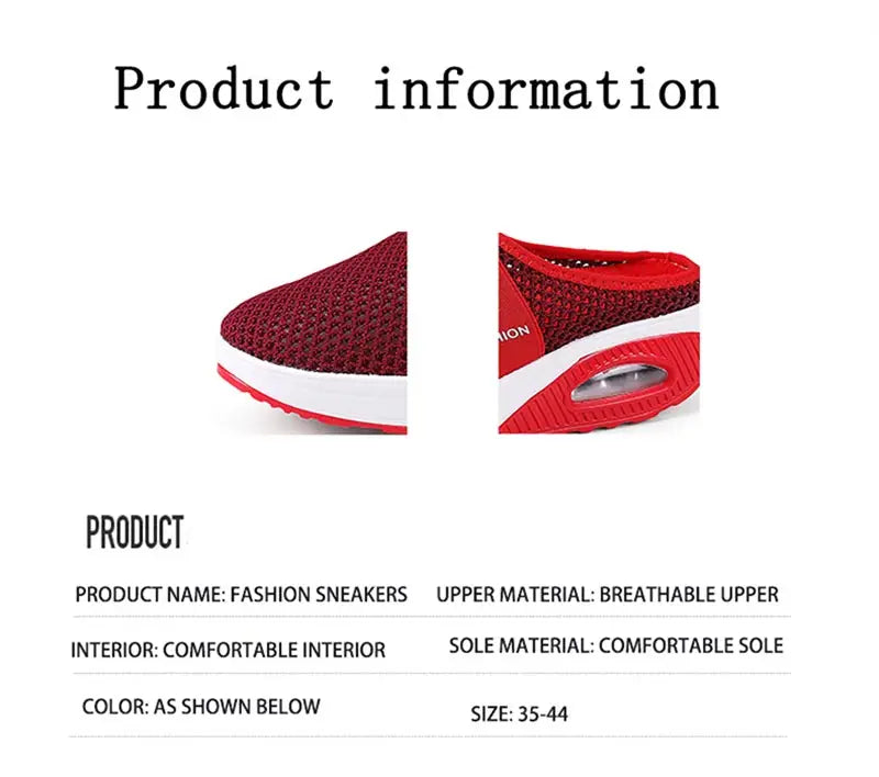 slip-ons without back female sneakers women's sport shoes professional running shoes black sports shoes skor walkx 1229 - Empire P.E