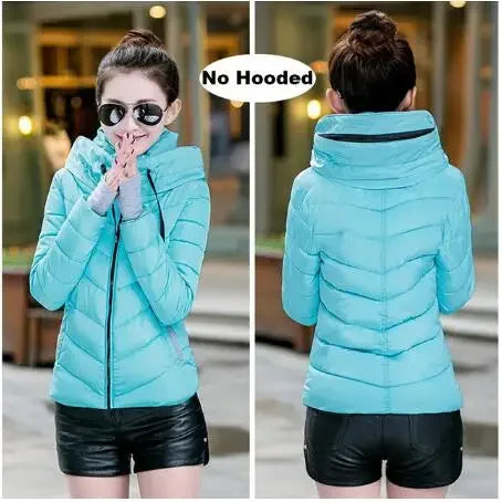 Women's Thicken Outerwear Solid Coats - Empire P.E