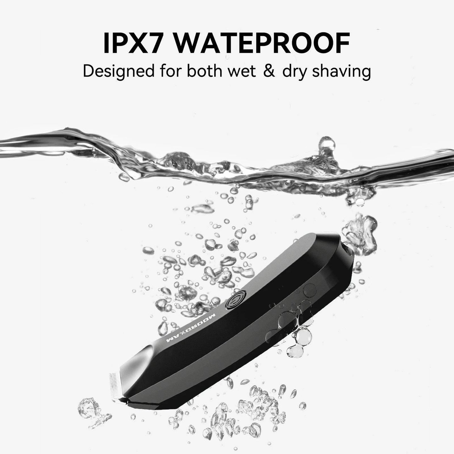 MAXGROOM Body Hair Trimmer Shaver for Men Ball Trimmer for Groin Pubic Replaceable Ceramic Blade Electric IXP7Waterproof Clipper - Empire P.E