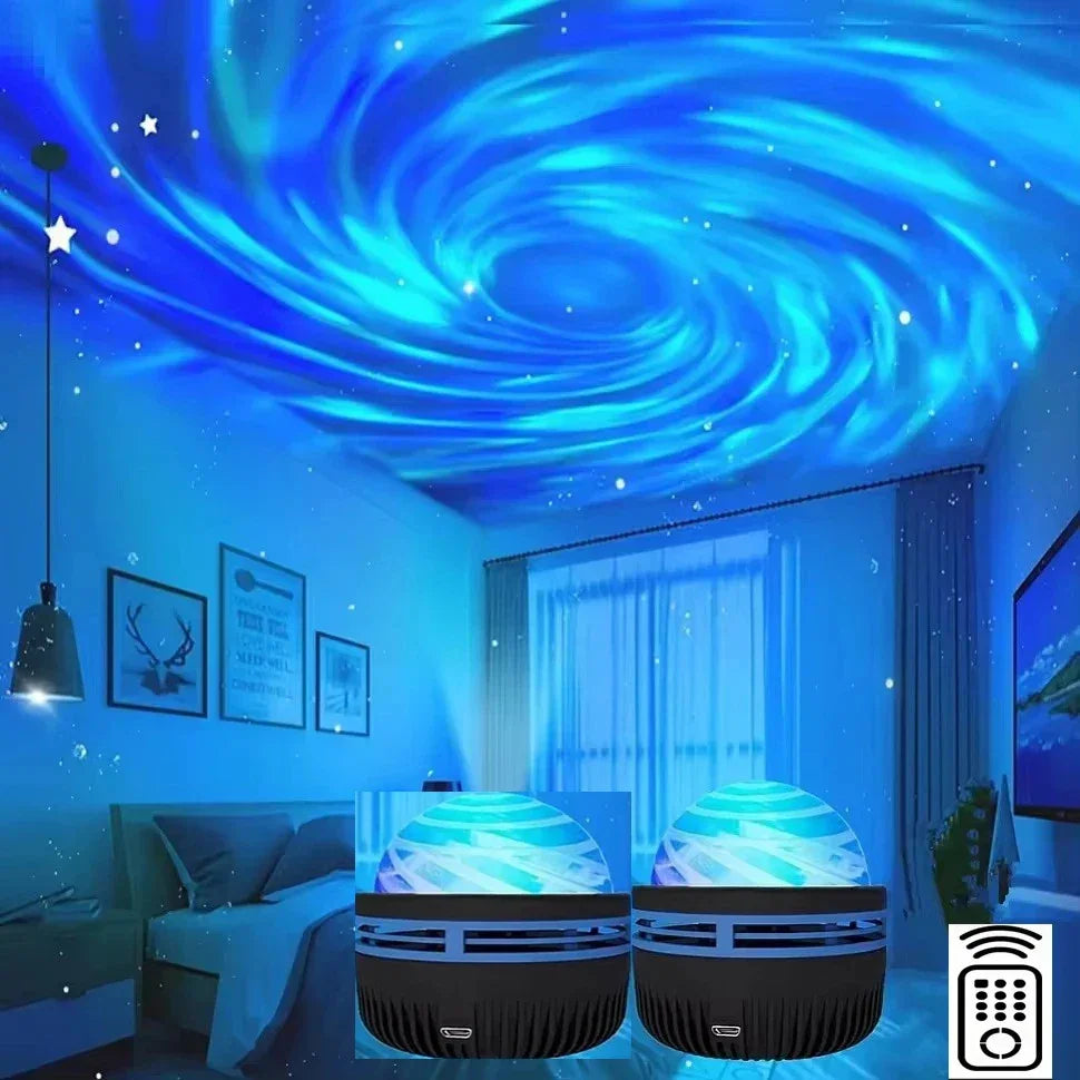 LED Galaxy Light Colorful Galaxy Sky Projector Bedroom Night Light - Empire P.E