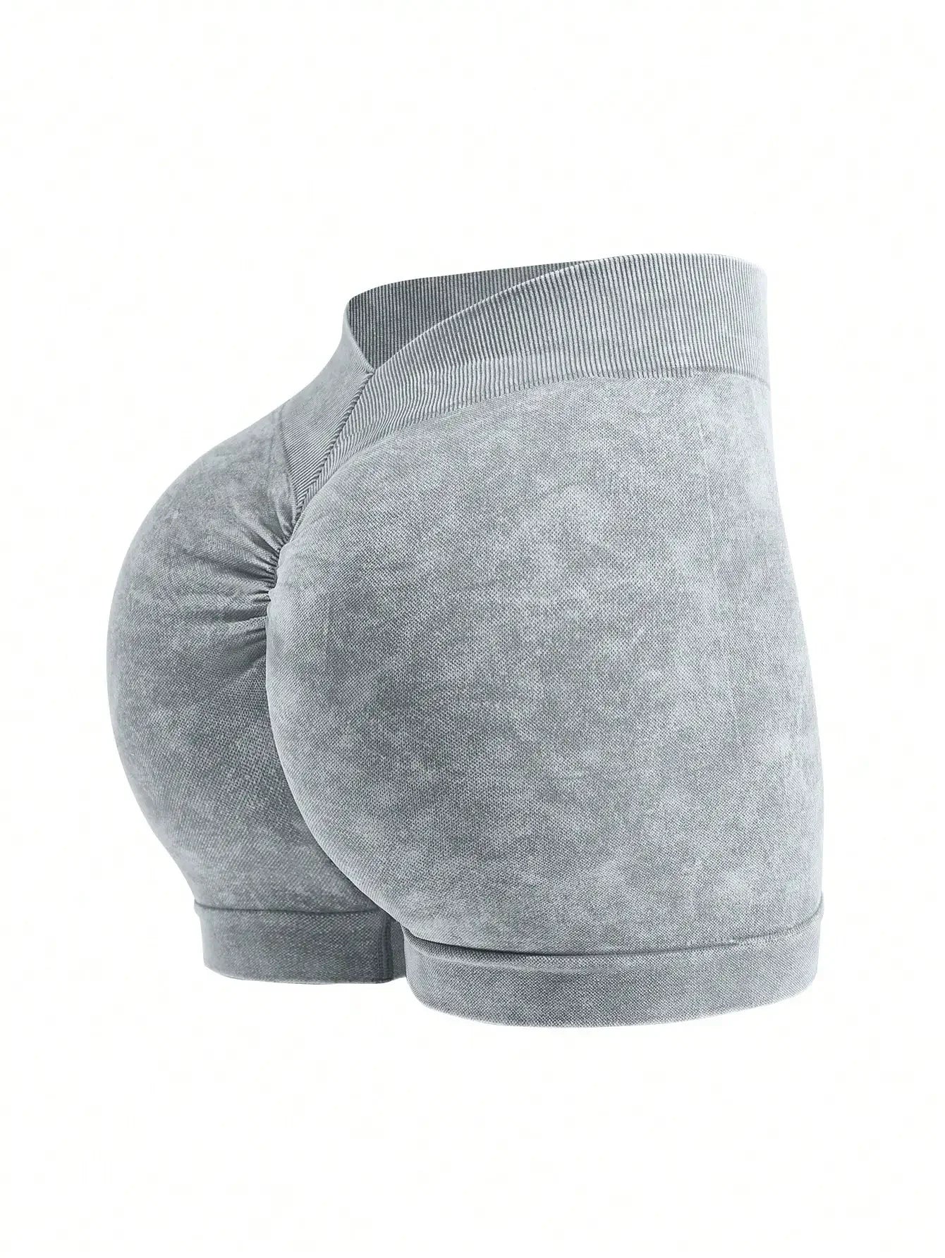 Women's Washed Yoga Shorts Fitness