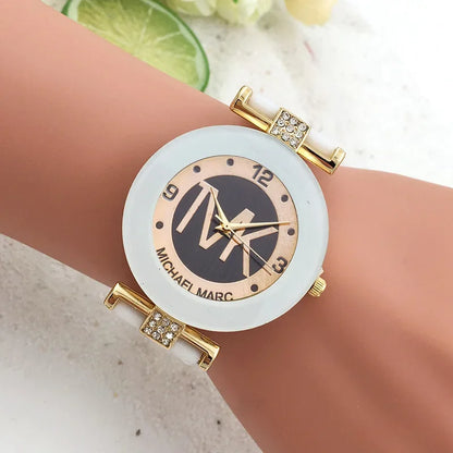 Womens Wristwatch Fashion Silicone Luxury