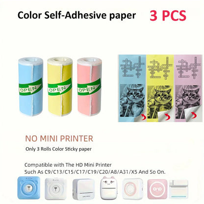 Rolls Of Self-Adhesive Paper Portable Thermal For Printer - Empire P.E