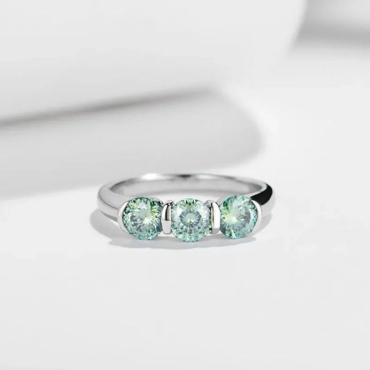 D Color Women Moissanite Ring s925 Silver - Empire P.E