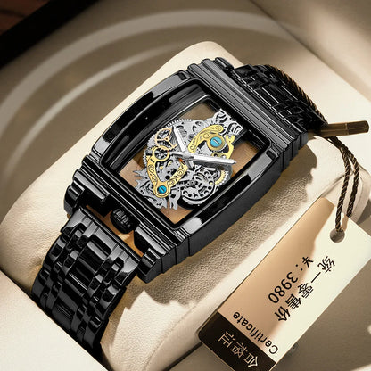 2024 Transparent Full Hollow Metal Leather Watches